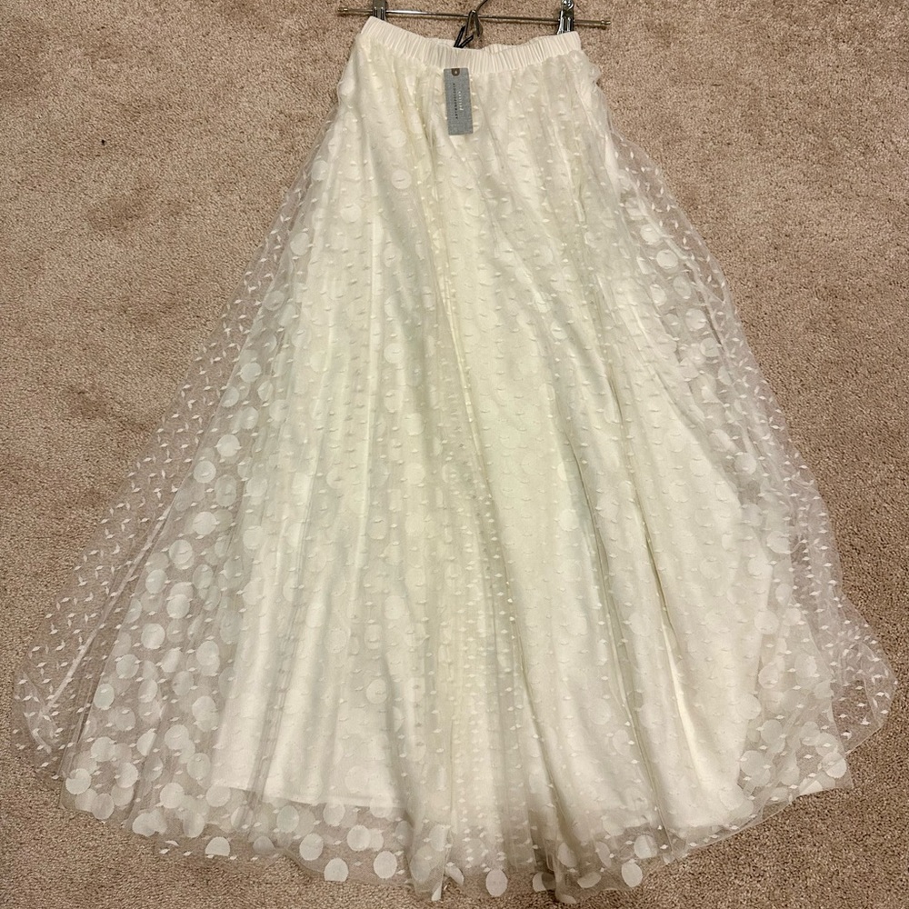 NEW Anthropologie Maxi Lace Skirt | HD in Paris